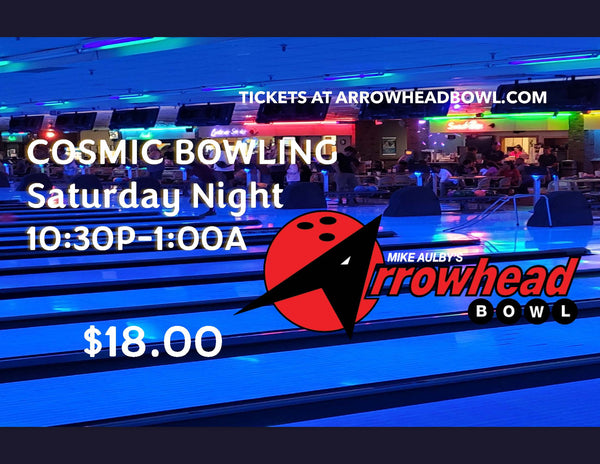 Rockin' Cosmic Bowling, September 6th , 2025, 10:30PM-1:00AM